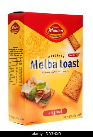 Scatola di meulen Melba toast Foto Stock