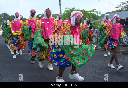 Grenada, Caribbean Carnival che culmina con la grande sfilata Spice Mas 2013 Foto Stock