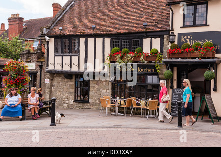 Il re Alfreds cucina in Shaftesbury , Dorset , Inghilterra , Inghilterra , Regno Unito Foto Stock
