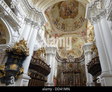 San Floriano monastero, il monastero degli Agostiniani in Sankt Florian, Austria, Europa Foto Stock