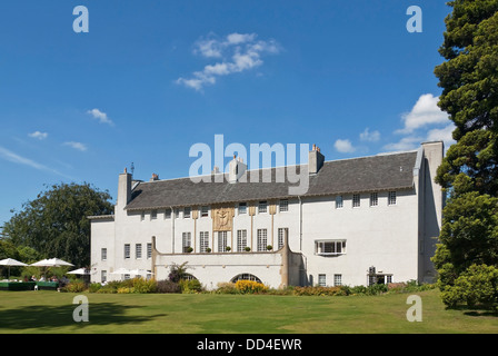 Casa per un amante dell'arte, basato su un design da architetto scozzese Charles Rennie Mackintosh, Bellahouston Park, Glasgow, Scozia Foto Stock