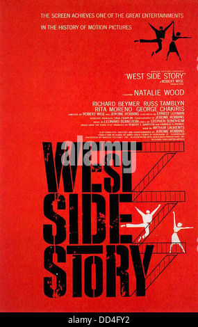 WEST Side Story - Movie Poster - diretto da Robert Wise - Mirisch Pictures 1961 Foto Stock