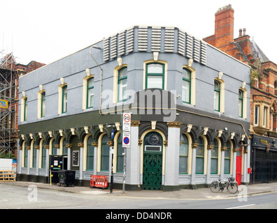 Ex Band sulla parete edificio su Swan Street Manchester REGNO UNITO Foto Stock