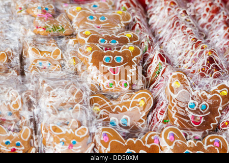 Rumeno tradizionale panpepato in Sibiu-Transylvania. Foto Stock