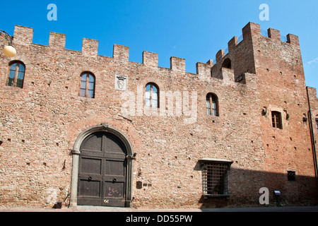 L'Italia, Toscana, Certaldo, Palazzo Stiozzi-Ridolfi Foto Stock