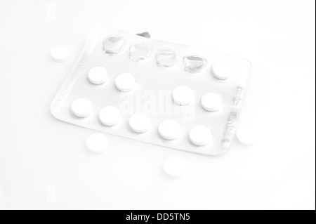 La penicillina VK (fenossimetilpenicillina) compresse antibiotici Foto Stock