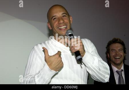 Vin Diesel alla premiere di 'il succhietto' di Monaco di Baviera. Foto Stock