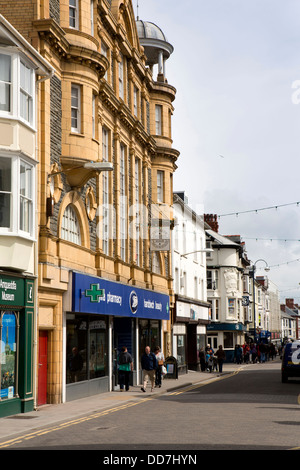 Regno Unito, Galles Ceredigion, Aberystwyth, Terrazza Road Foto Stock