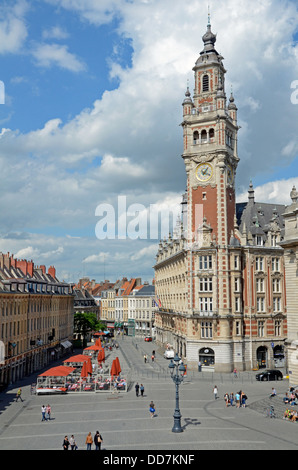 L'Opera Square, Lille, Francia Foto Stock