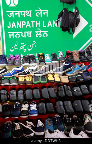 Janpath lane,calzatura,Scarpe,negozi,store,calzature,Connaught place,,Nuova Delhi, India Foto Stock