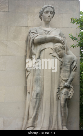 Brooklyn war memorial a Cadman plaza park Foto Stock