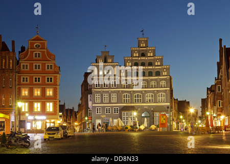 La Camera di Commercio e Industria, città vecchia, Lueneburg, Bassa Sassonia, Germania Foto Stock