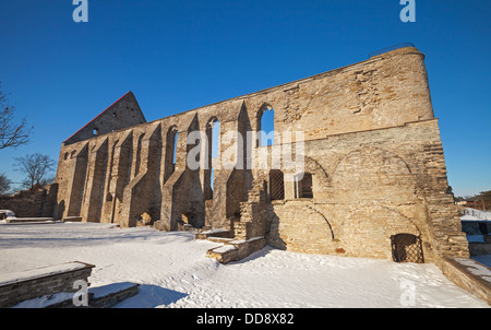 Antico rovinato S. Brigitta convento di Pirita regione, Tallinn, Estonia Foto Stock