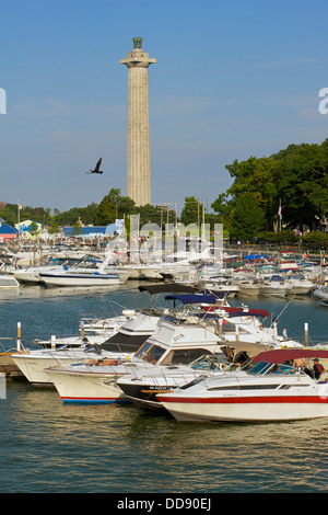 Mettere in baia a sud Bass isola nel Lago Erie Foto Stock