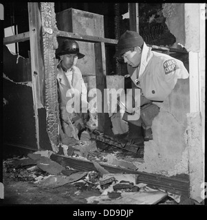 Il Heart Mountain Relocation Center nel Wyoming ospitò i giapponesi americani durante la seconda guerra mondiale. Furono utilizzate strutture temporanee di carta catrame per ospitare gli sfollati in questo campo di internamento. Foto Stock