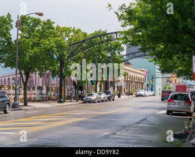 Breve area a nord di Columbus Ohio negli Stati Uniti Foto Stock