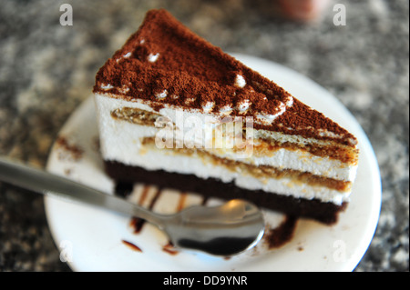 Torta tiramisù Foto Stock