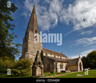 Chiesa di tutti i santi, Bisley, Gloucestershire, Inghilterra Foto Stock