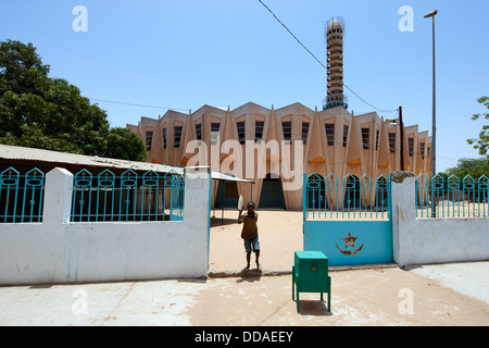 Grande Moschea di Tivaouane, Senegal Africa Foto Stock