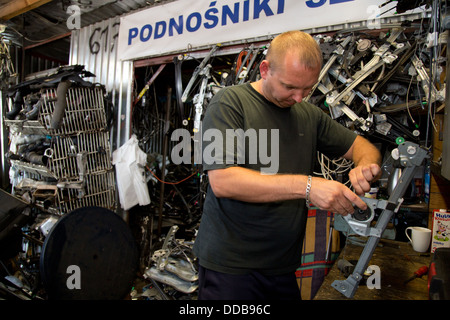 Przezmierowo, Polonia, un esperto per la riparazione di Windows di potenza Foto Stock