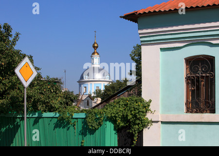 La chiesa seicentesca di intercessione della Santa Vergine in Kolomna, Russia Foto Stock