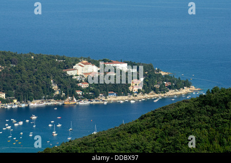 Rabac Istria Croazia Europa Mare Adriatico Foto Stock