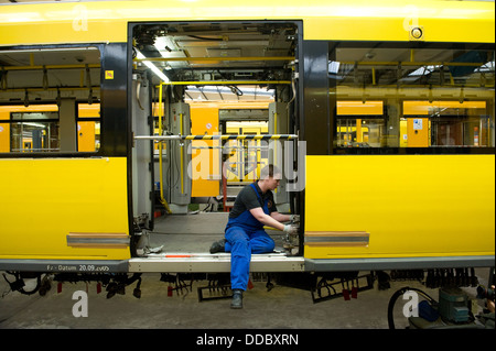 Berlino, Germania, la stazione di manutenzione della LPP Foto Stock