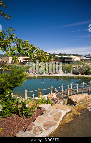 Minerali terapeutiche piscine al Springs Resort, Pagosa Springs, CO, STATI UNITI D'AMERICA Foto Stock