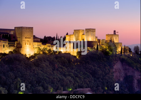 Alhambra,Granada Andalusia, Spagna Foto Stock