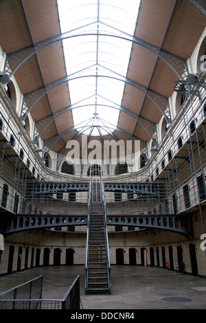 L'ala Vittoriano, o ala est di Kilmainham Gaol, Dublino Irlanda Foto Stock