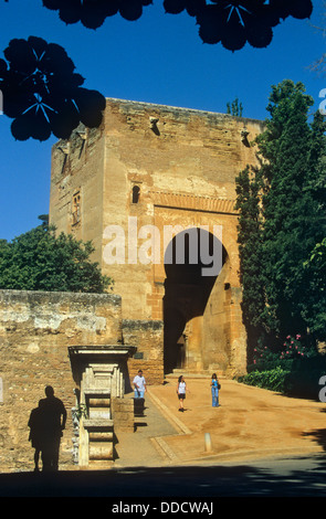 "Puerta de la Justicia'.Alcazaba, Alhambra di Granada. Andalusia, Spagna Foto Stock