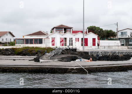 Porto Martins, Terceira, Azzorre, Portogallo Foto Stock