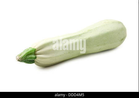 Zucchine isolati su sfondo bianco Foto Stock