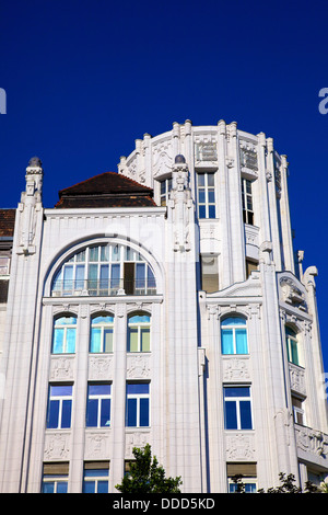 Edificio Art Deco a Vaci Utca, Budapest, Ungheria, Est Europa Centrale Foto Stock