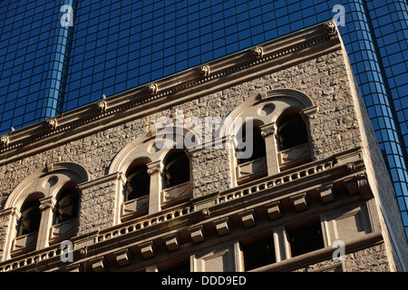 Vecchio e nuovo, Boston, Massachusetts Foto Stock