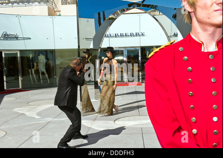 L'Europa, Francia, Alpes-Maritimes, Cannes Film Festival, starlet fotografato. Foto Stock