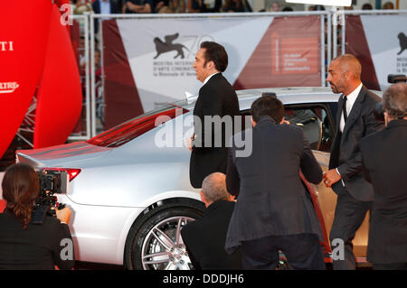 Venezia, Italia. Il 30 agosto 2013. Nicolas Cage frequentando il 'Joe' premiere al settantesimo Venice International Film Festival. Agosto 30, 2013 Foto Stock