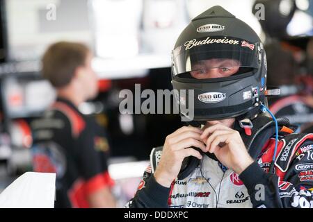 Agosto 31, 2013 - Hampton, GA, Stati Uniti - Bristol, TN - Agosto 31, 2013: la NASCAR Nationwide Series le squadre a prendere il via per la grande clip - scaglie di grana 300 ad Atlanta Motor Speedway di Hampton, GA. Foto Stock