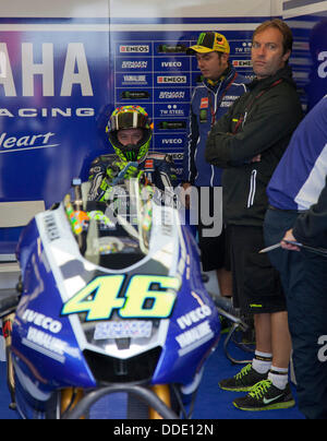 Scene dal 2013 British MOTO GP Silverstone, Regno Unito Foto Stock