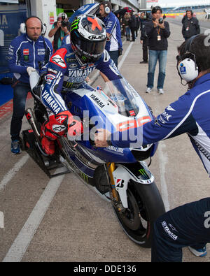 Scene dal 2013 British MOTO GP Silverstone, Regno Unito Foto Stock