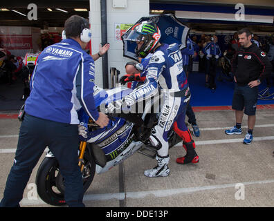 Scene dal 2013 British MOTO GP Silverstone, Regno Unito Foto Stock