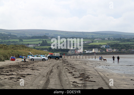 Newport sands beach, Pembrokeshire, il Galles, la Gran Bretagna, Regno Unito, Gran Bretagna, Europa Foto Stock