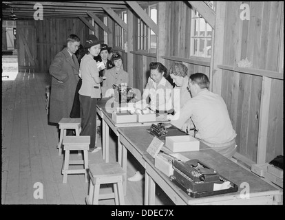 La famiglia Shigekawa di Anaheim, Washington, fu tra i primi iscritti al Poston Internment Camp in Arizona durante la seconda guerra mondiale. Foto Stock