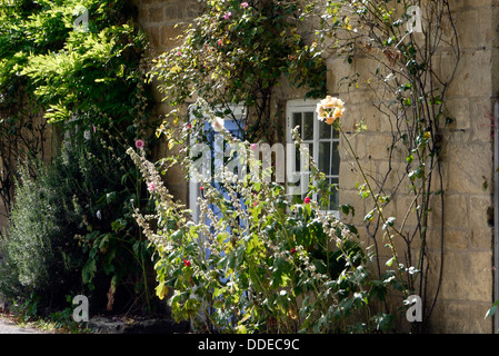 Garden Cottage in Broadway, Cotswolds, Worcestershire, England, Regno Unito Foto Stock