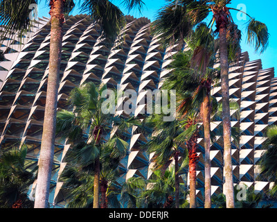 Architettura dettaglio della Spianata Il Teatro sulla Baia di Singapore Foto Stock
