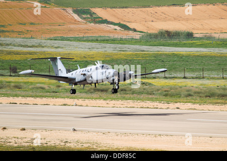 Forza Aerea israeliana (IAF) Beechcraft King Air twin-aeromobile a turboelica Foto Stock