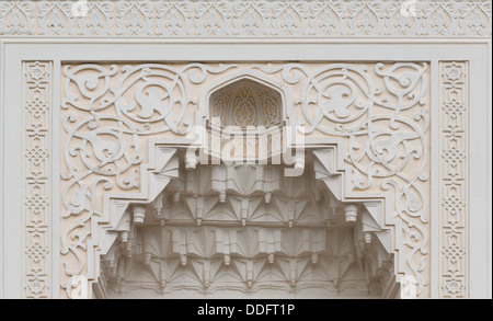 Architettura e oggetti decorativi di close-up di motivi orientali Foto Stock