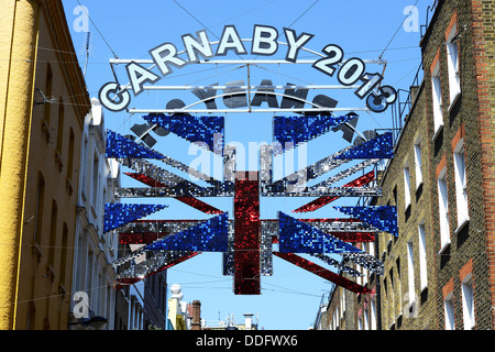 Carnaby Street, Londra, Gran Bretagna, Regno Unito Foto Stock