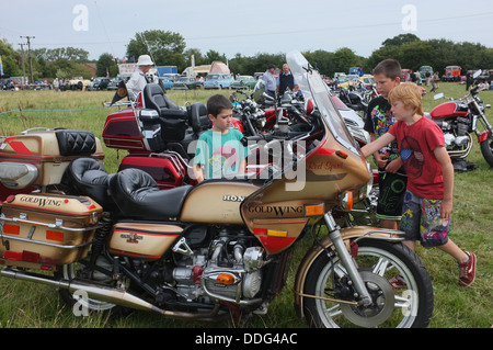 Kensworth Vintage Car Show Settembre 2013, Bedfordshire, Regno Unito Foto Stock