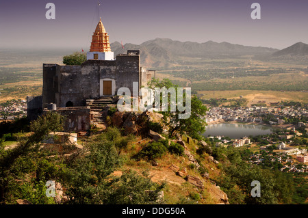 Tempio di Hanuman in Pushkar, India Foto Stock